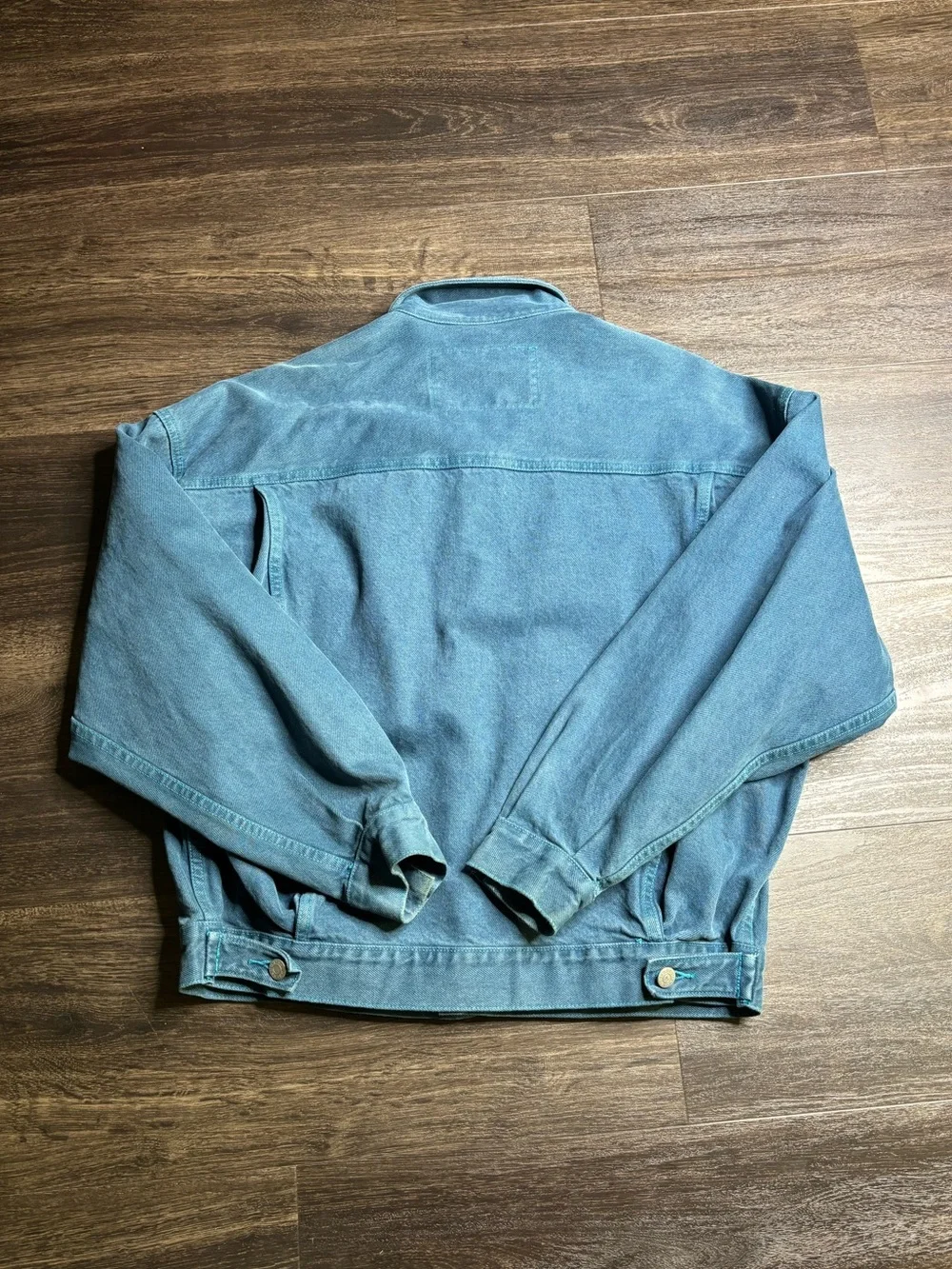 VINTAGE 80s GUESS USA by GEORGE MARCIANO CLASSIC DENIM JEAN JACKET MENS SZ L
